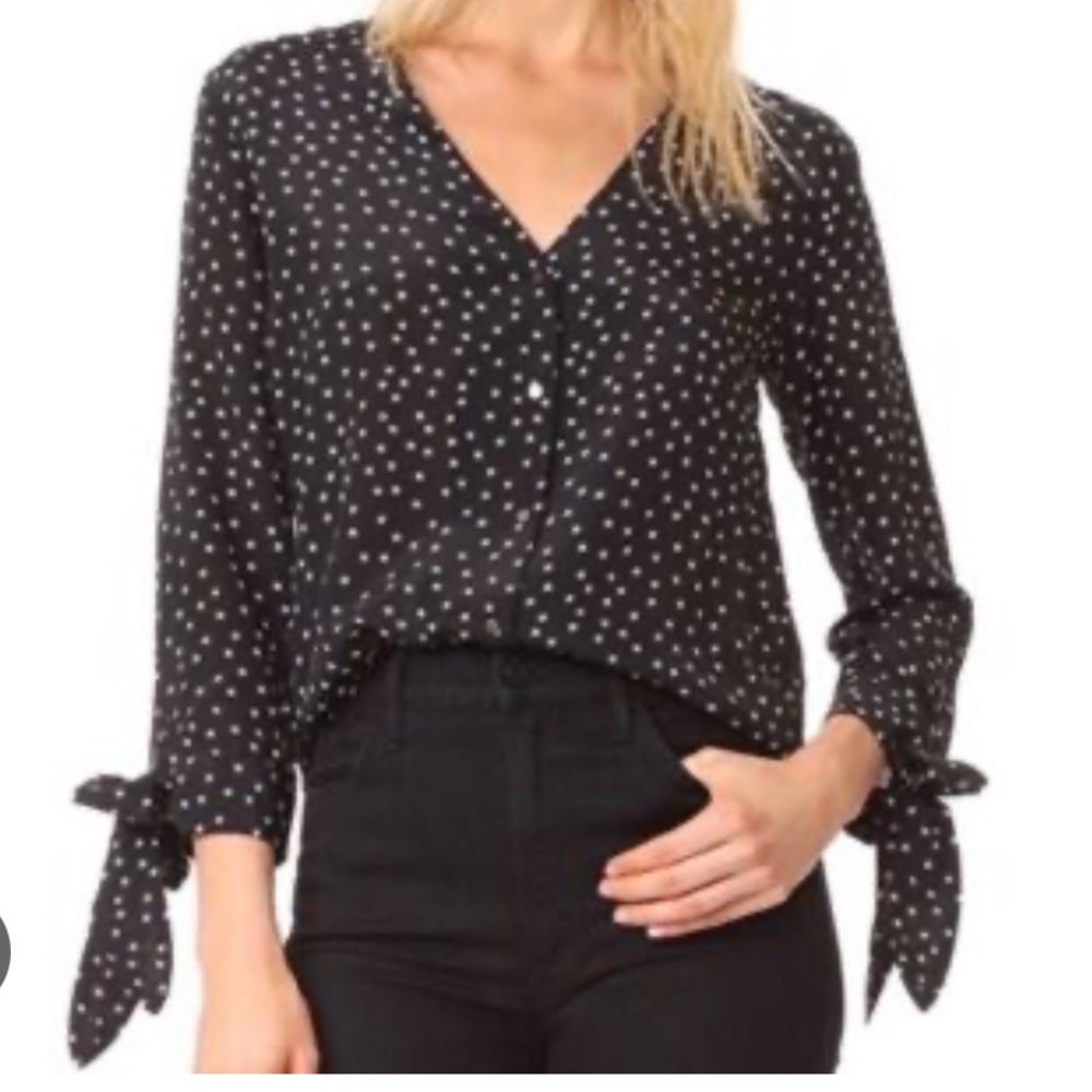 Madewell Silk Star Scatter Top
